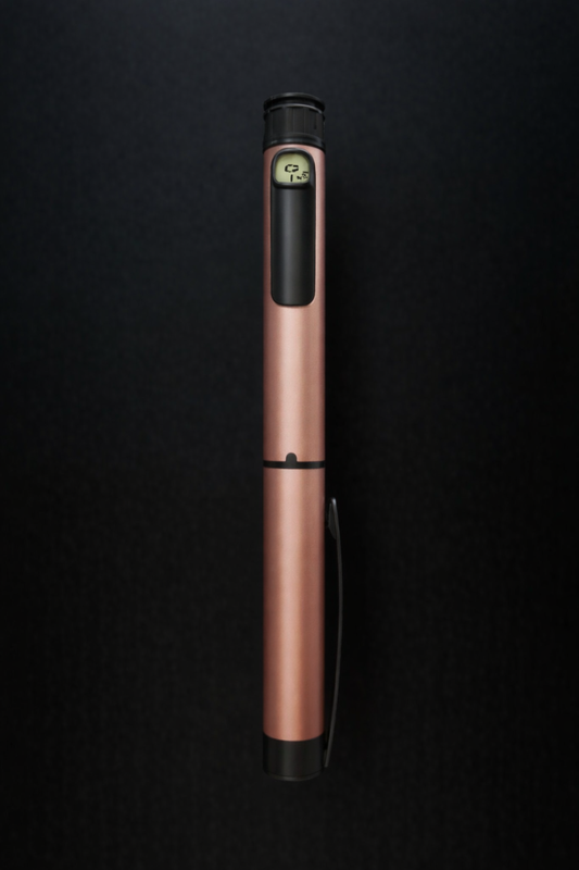 Metallic Peach | Reusable Peptide Pen (V1-Capped)